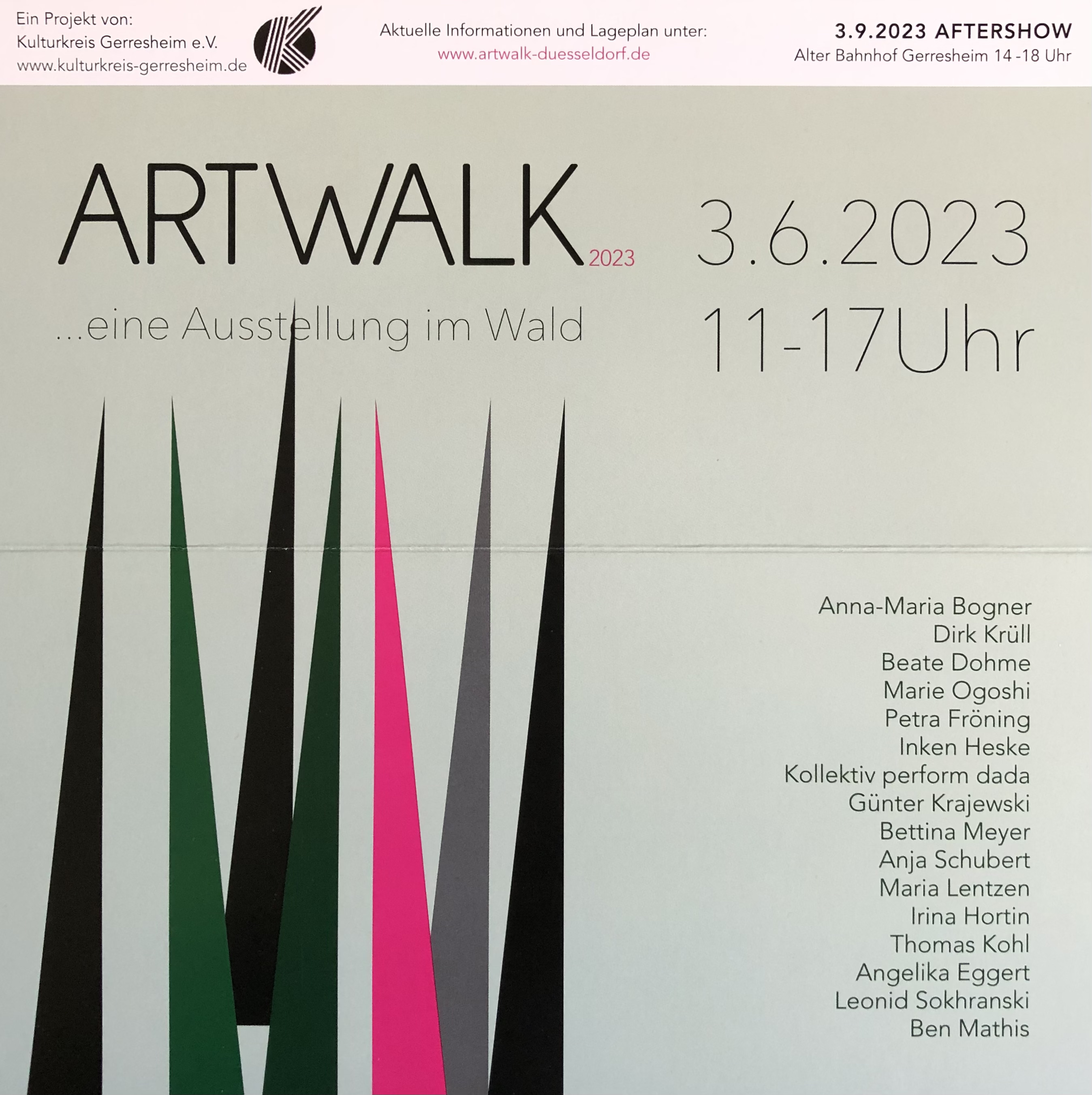 ArtWalk Dsseldorf; Kunst im Grafenberger Wald; Inken Heske