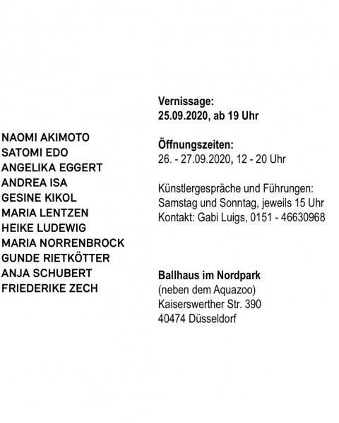 Ballhaus, Nordpark Düsseldorf, Holzschnitt, Angelika Eggert