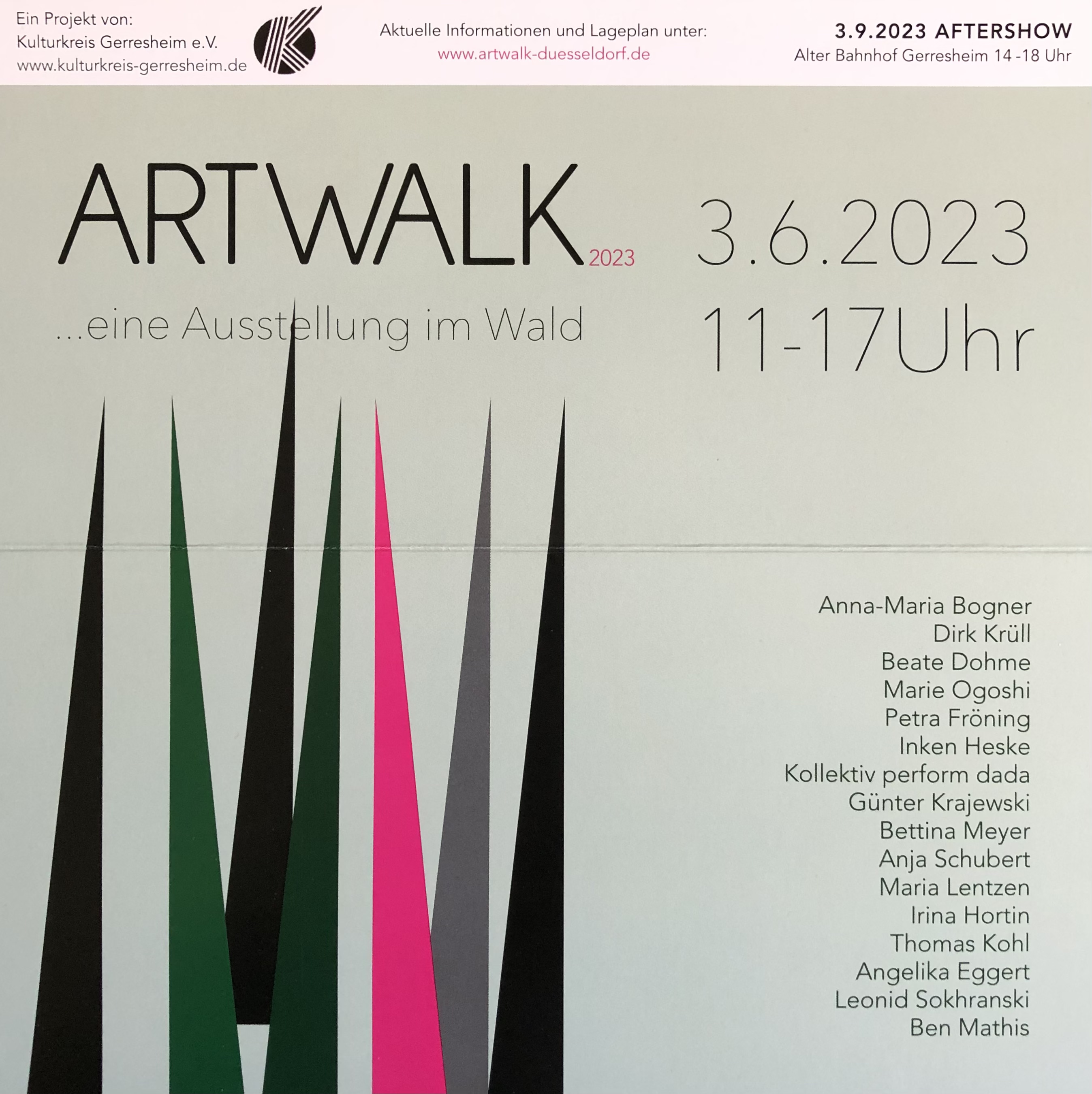 ArtWalk Düsseldorf; Kunst im Grafenberger Wald; Inken Heske